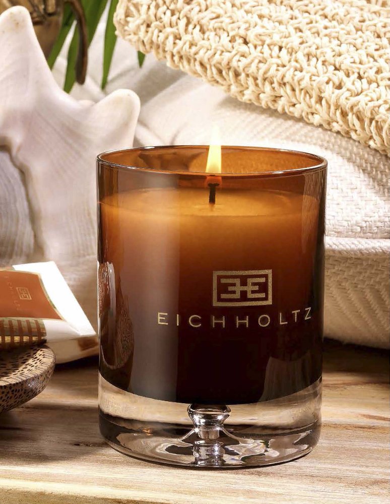 Свеча в стакане коричневая 110769/1 EICHHOLTZ  00-3879466 Коричневый  - Вид №5