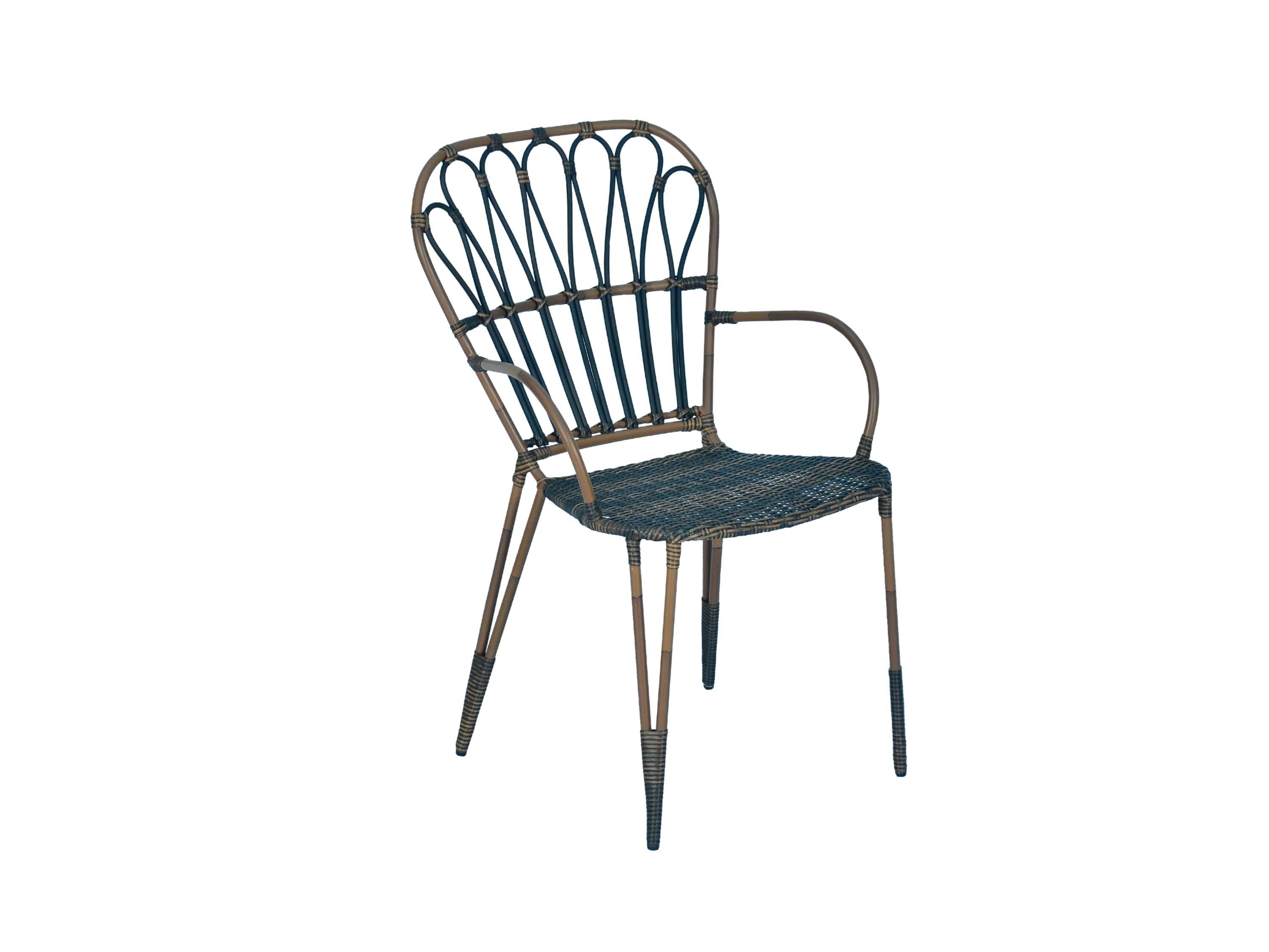 Синтетическое волокно и алюминиевый садовый стул с подлокотниками cbdesign Fiorella ARCH-00081323 - Вид №14