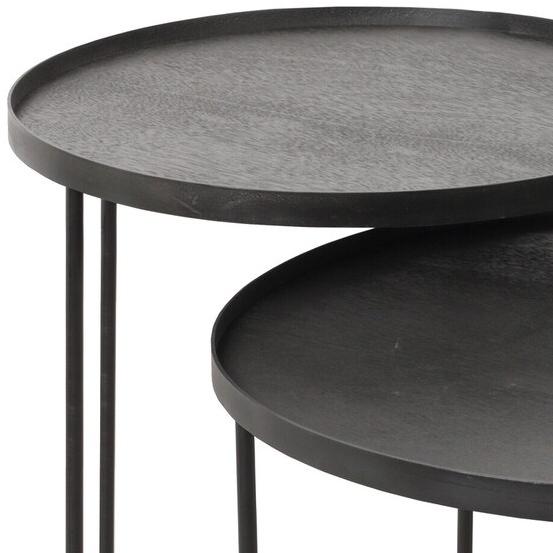 Ethnicraft Круглый рабочий стол из дерева  20721  - Вид №4