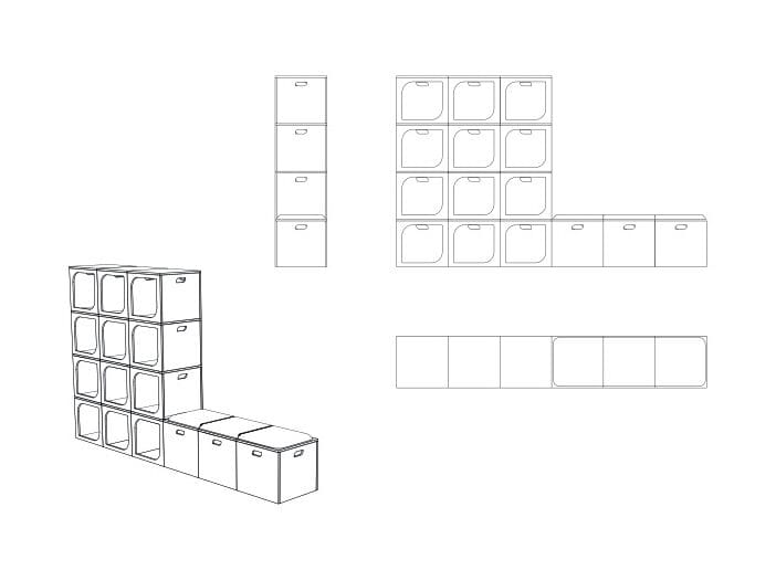 Высокий деревянный стул Bõln Kub ARCH-00135660 - Вид №10