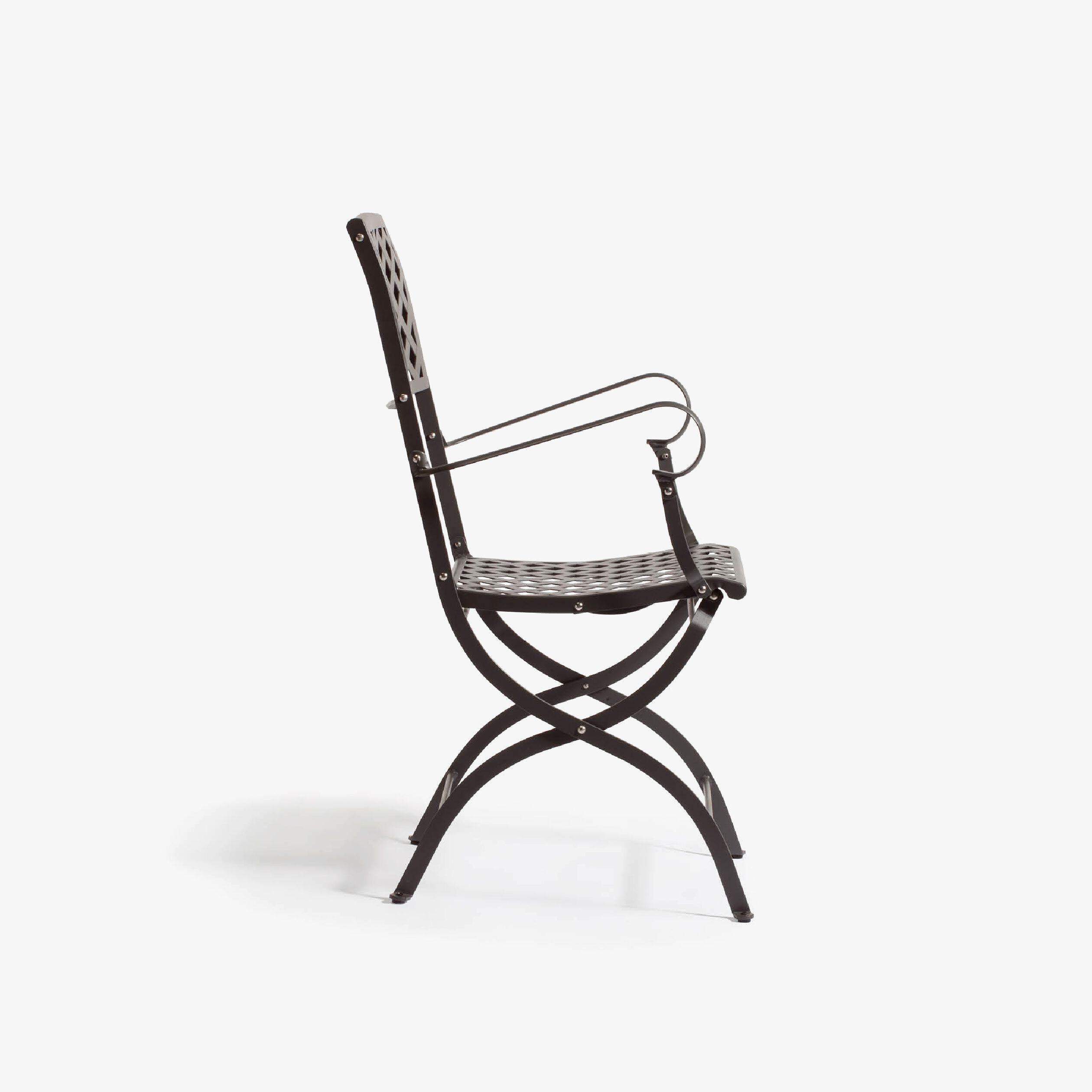 Складной стул для сада с порошковым покрытием VELTHA® MOTUS ARCH-00056017 - Вид №3