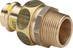 Viega Соединительный элемент резьбовой разъемный Profipress G 2654 (379414)