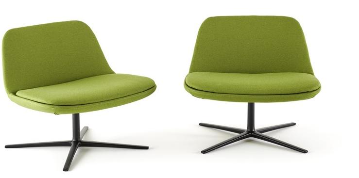 ESTEL GROUP Кресло с обивкой из ткани с 4 спицами Shell sun-id-1346304 - Вид №2