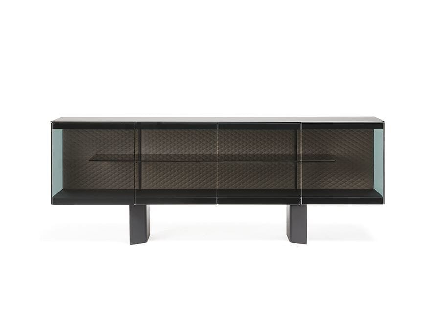 Шкаф из стали и хрусталя с распашными дверями Cattelan italia бутик ARCH-00123603