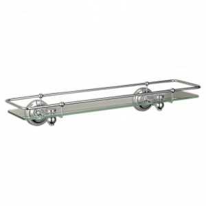 Traditional bathrooms Полка для галереи с перилами Tb655.nk Латунь / стекло