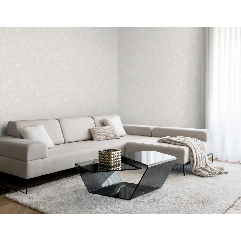 Обои флизелиновые Renowa Aura белые 1.06 м Re585681 STLM-2150575 - Вид №4