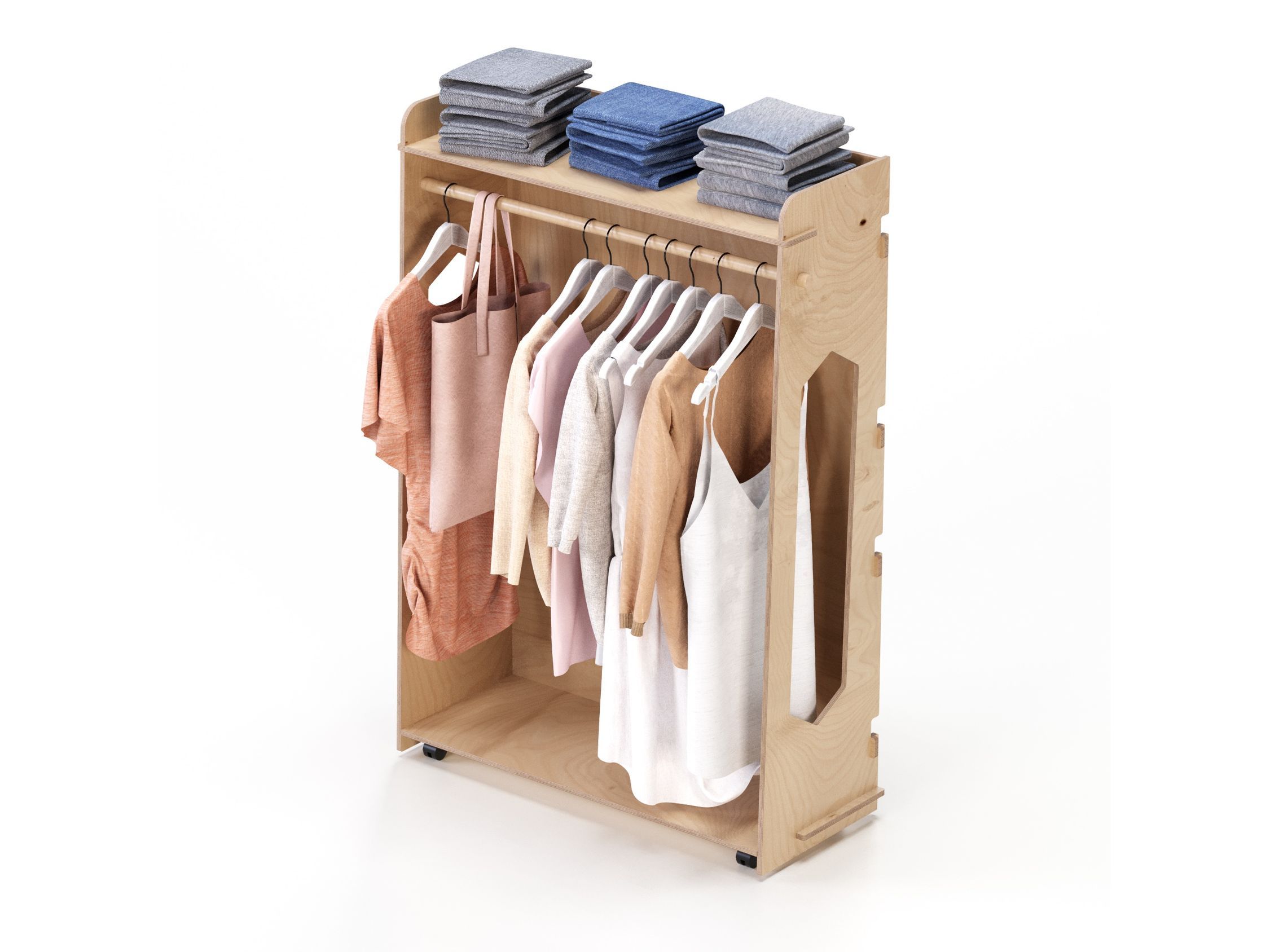 Деревянная напольная стойка дисплея Esposit экспоненты ARCH-00023385 - Вид №1