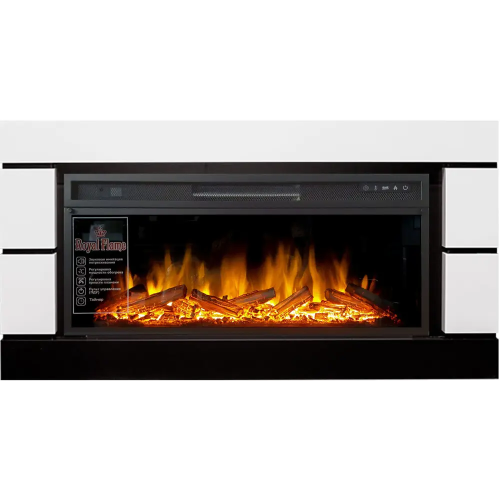 Каминокомплект Modern с электроочагом Vision 42 Log белый 83401916 STLM-2053774 ROYAL FLAME 