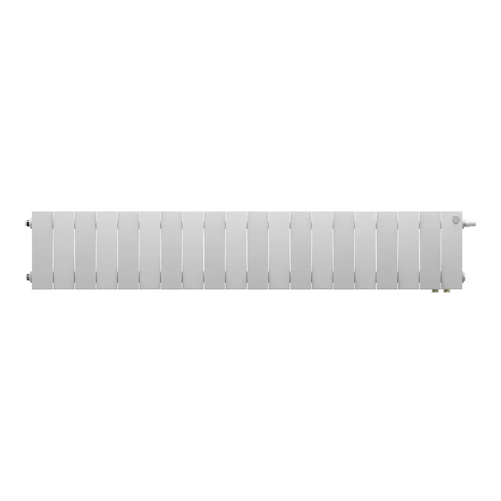Радиатор секционный Royal Thermo PianoForte VDR80 200/10 20 секций нижнее правое подключение биметалл белый 89408787 STLM-2165190 