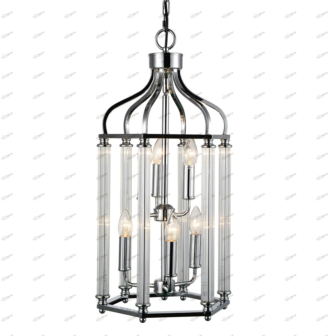 Подвесная люстра ST Luce SL239.103.06 ST LUCE ДИЗАЙНЕРСКИЕ 057913 Хром 