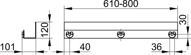 24953370600 Полочка для душа KEUCO ПОЛОЧКИ ДЛЯ ДУША - Вид №4