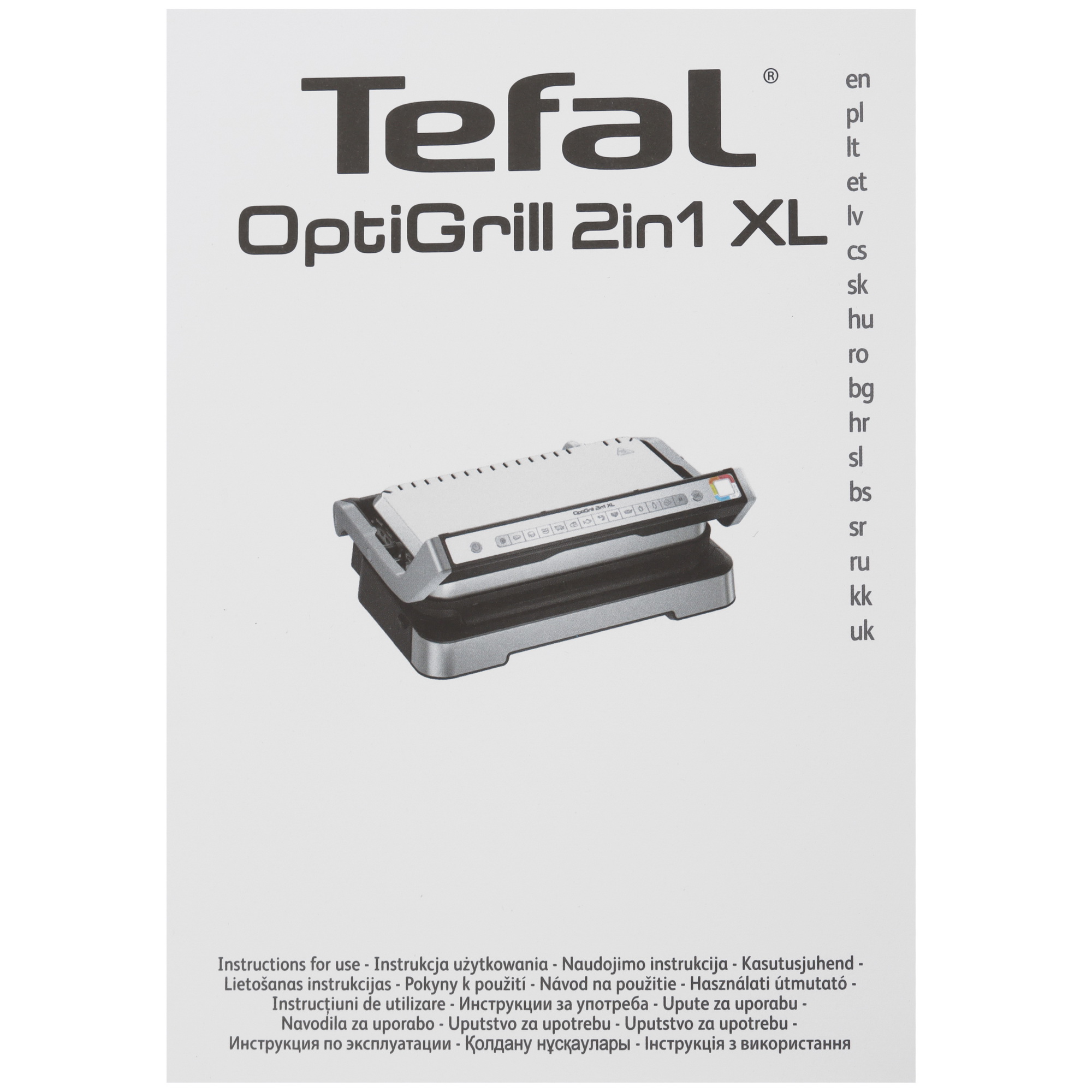 9103842 Гриль Tefal OptiGrill XL GC782D30 серебристый STDN-0133116 - Вид №8