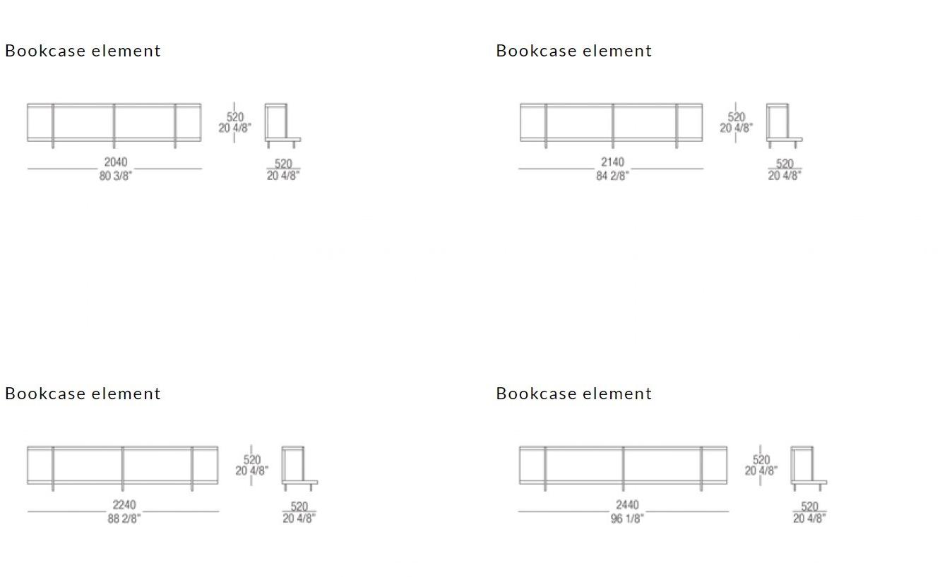 MisuraEmme Диван из ткани с полкой для журналов Misuraemme sun-id-1374520 - Вид №33