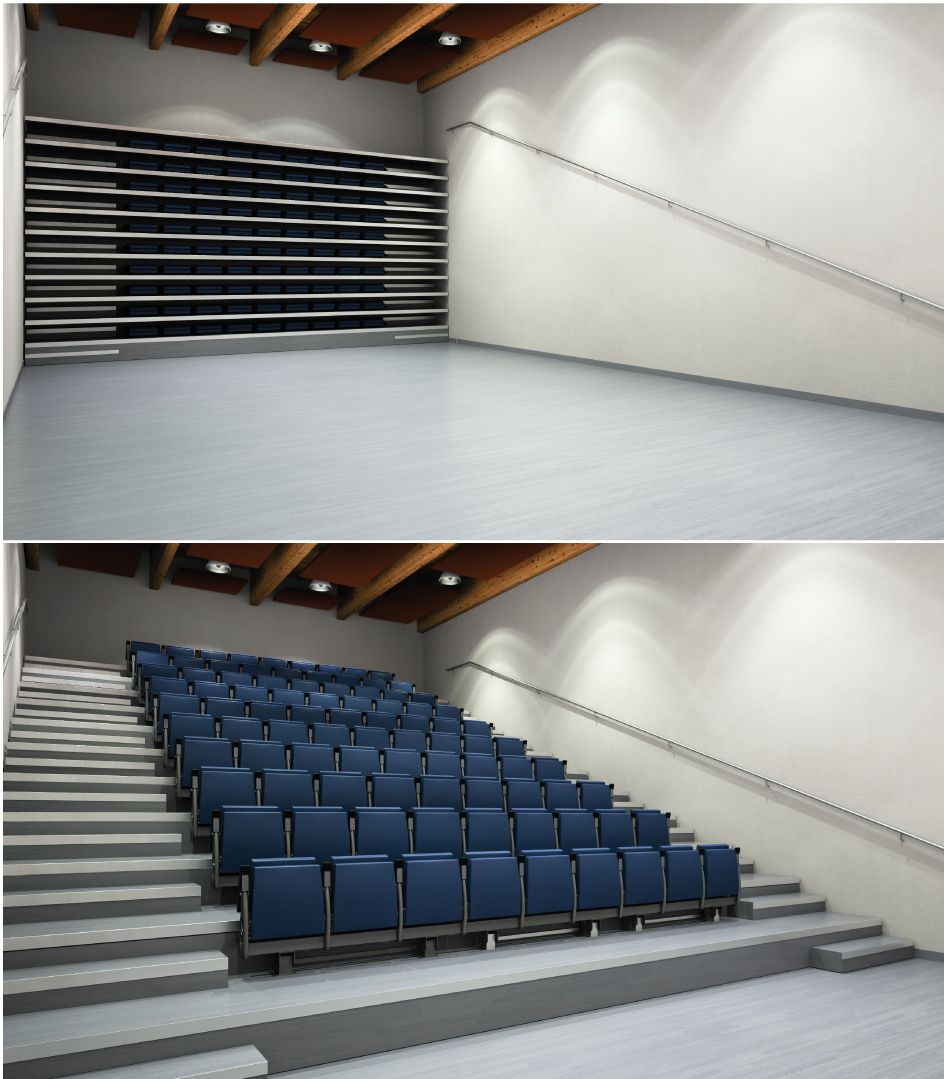 Автоматическая машина для скрытого сидения LAMM Tribuna telescopica ARCH-00098181