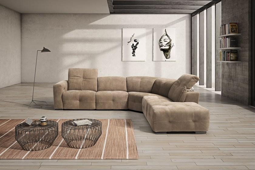 Egoitaliano Угловой диван Relax из кожи с электроприводом sun-id-1495749 - Вид №3