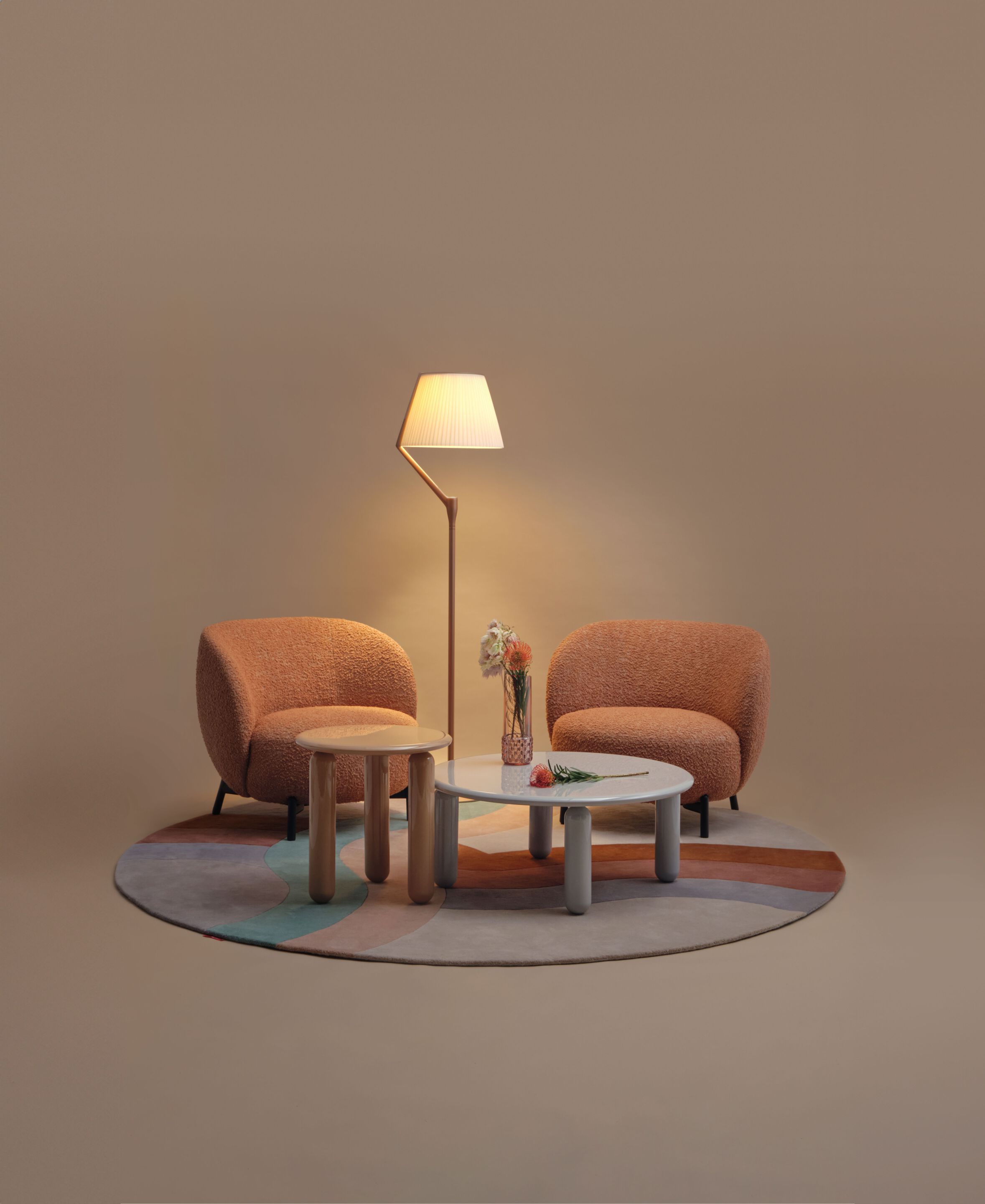 Круглый журнальный столик из бука Kartell UNDIQUE MAS ARCH-00017717 - Вид №2