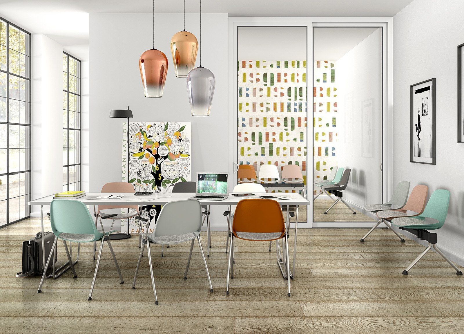 Сиденье на полу из полипропилена Leyform ARCH-00066577 - Вид №1