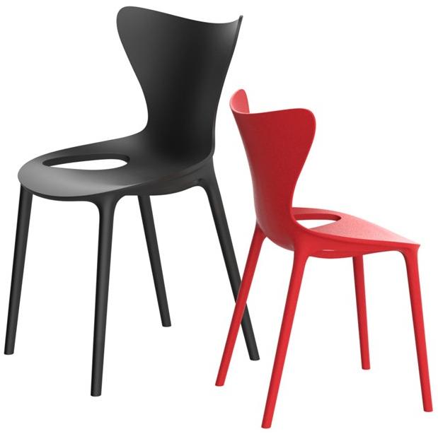 VONDOM Садовый стул из полипропилена Love sun-id-1514116 - Вид №1