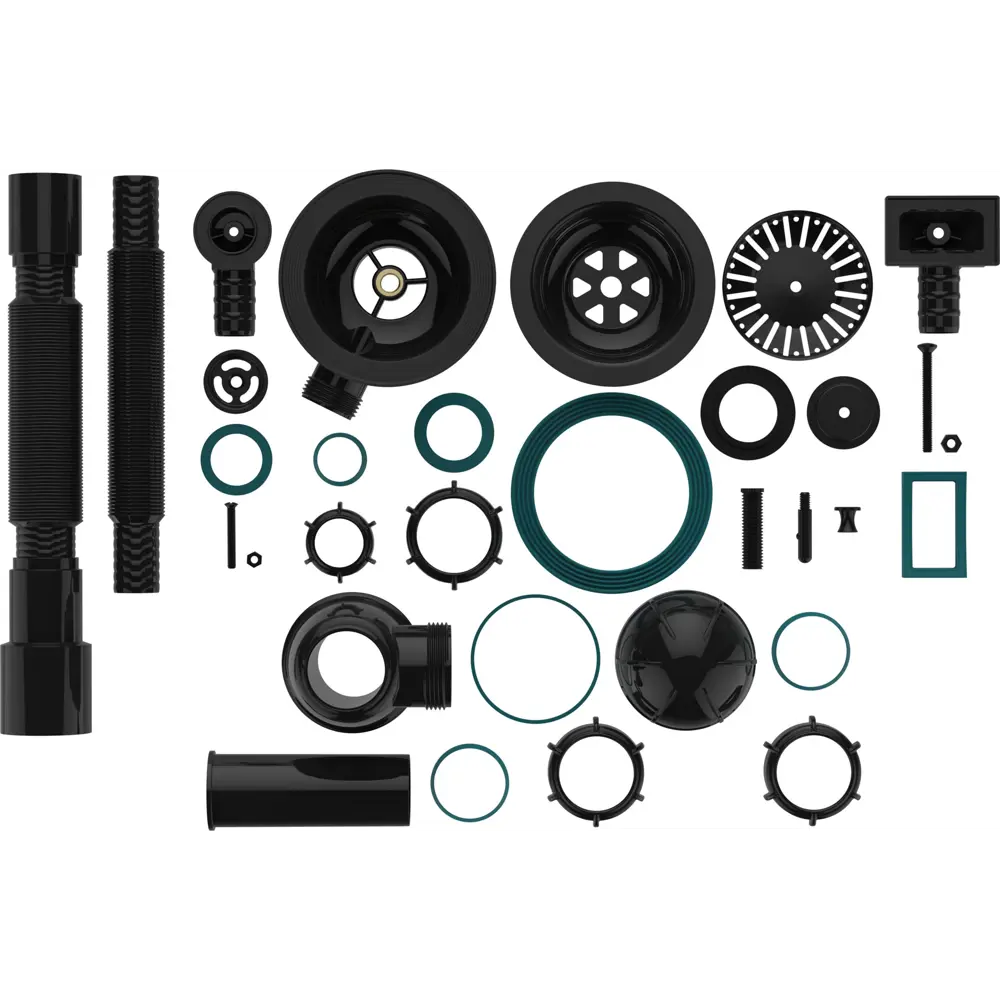 Сифон для мойки Aquant 3 1/2" полипропилен STLM-2165516 - Вид №3