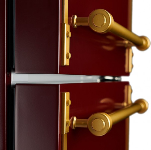 NRS 1857 BOR Bronze Отдельностоящий двухкамерный холодильник, габариты (шxвxг): 70 х 185 х 67 см, полезный объем хол. камеры:382л, полезный объем мороз.камеры: 97л, класс энергопотребления а+ ,потребление электроэнергии:252квт/год, динамическое охлаждение Santreyd  - Вид №7