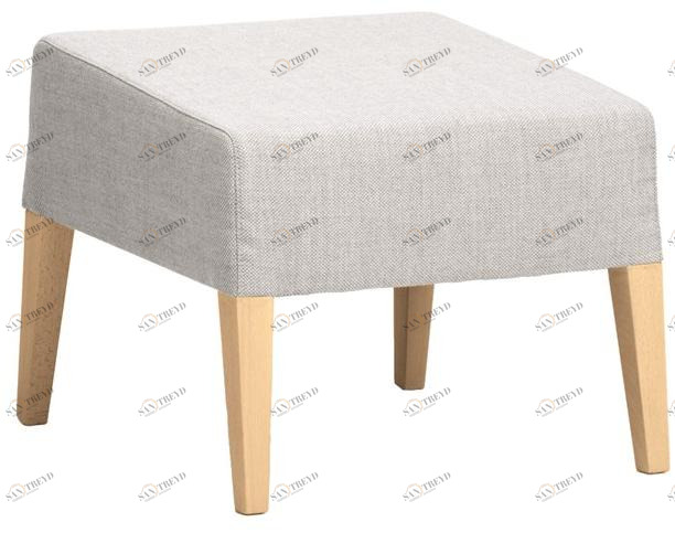 PIAVAL Подставка для ног из ткани в современном стиле Fandango | contract 77