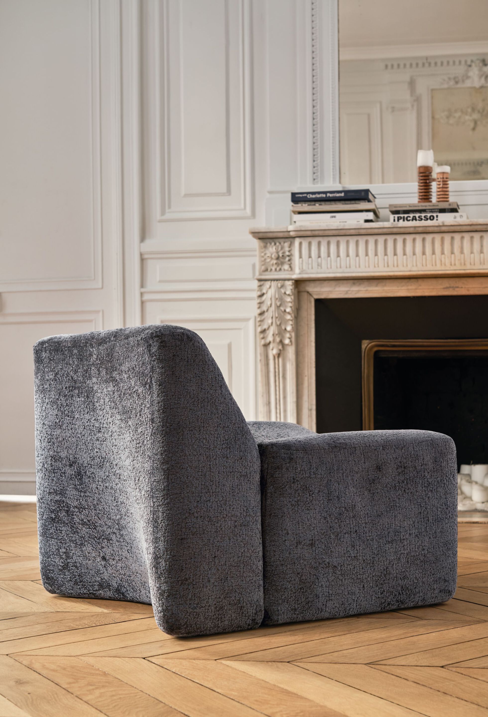 Моющаяся бархатная ткань Casamance Variance ARCH-00052645 - Вид №7