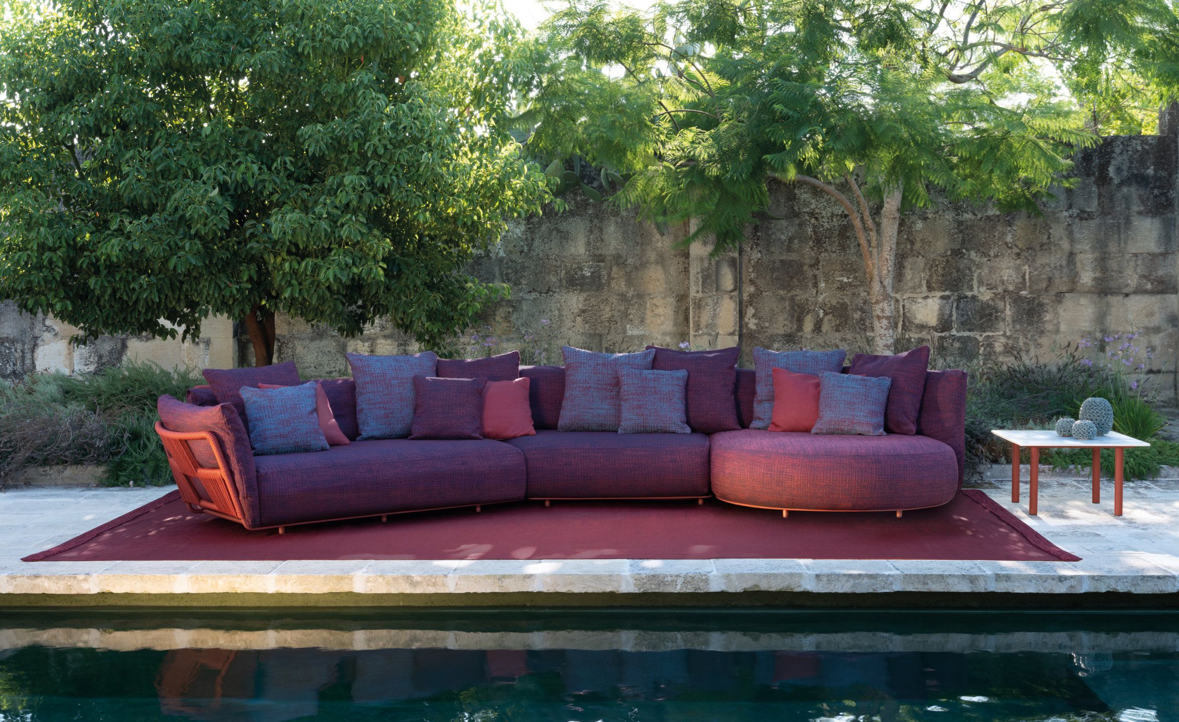 Ткань сад диван Talenti Шах ARCH-00116085 - Вид №3