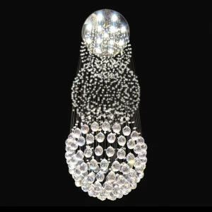 Каскадная люстра Newport 8113/300 хром NEWPORT ДИЗАЙНЕРСКИЕ 059229 Хром;прозрачный