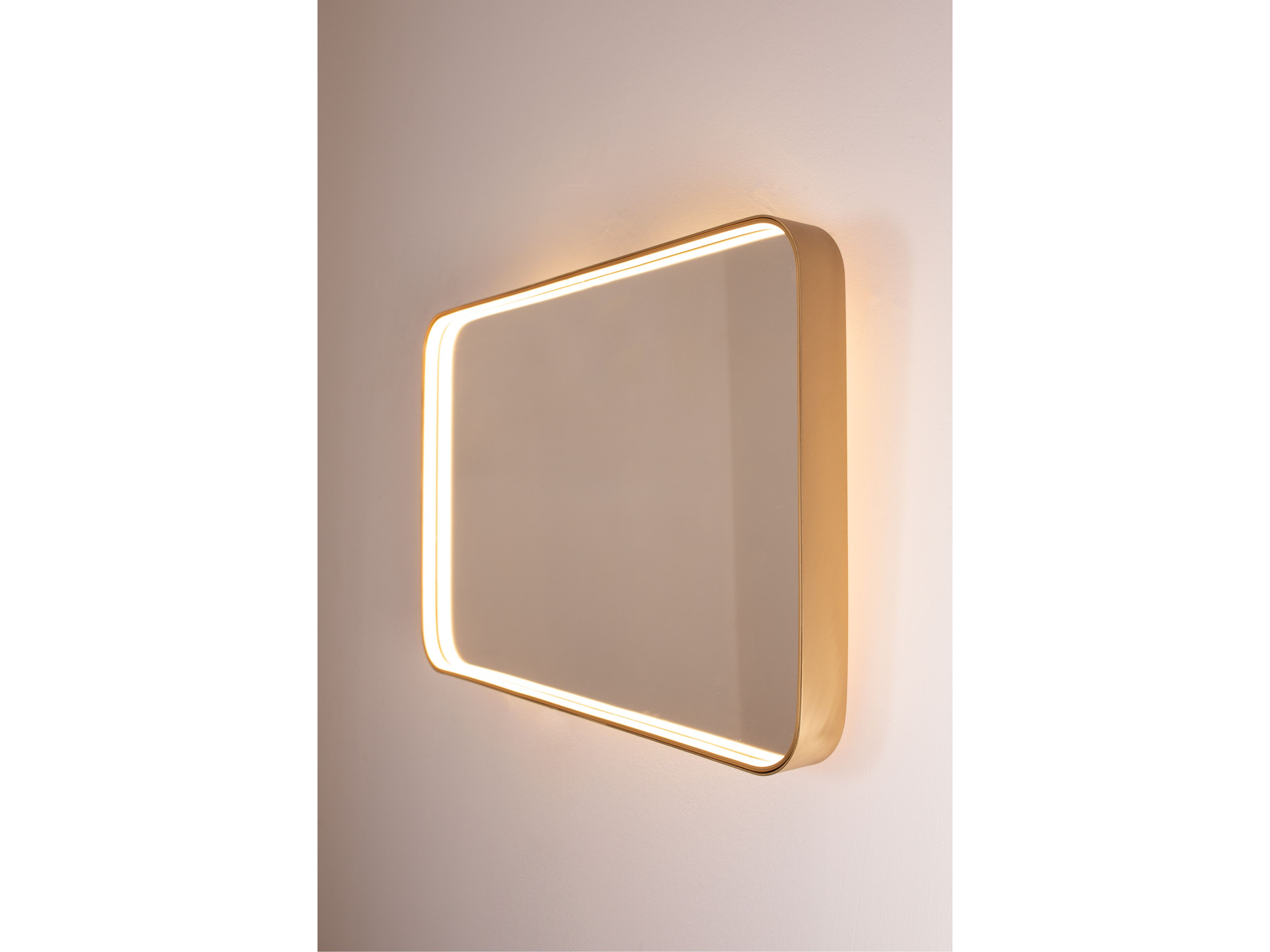 Прямоугольное зеркало со встроенным настенным освещением BRG ILLUMINAZIONE SATURNO ARCH-00087836 - Вид №1