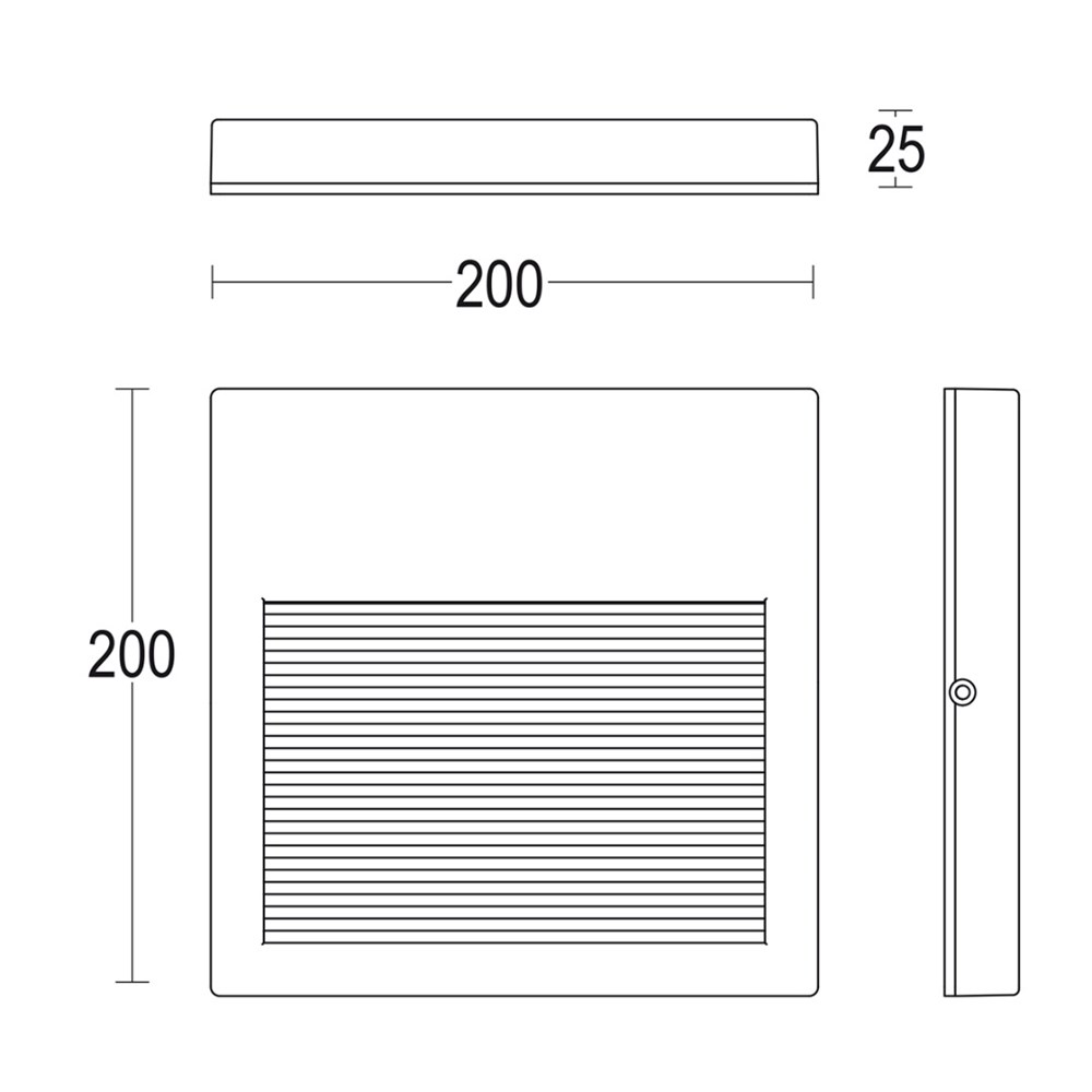 MaxiVerso Flat SQ Ghidini Verso Flat SQ .05 Темно-Cерый (Матовый)  - Вид №1