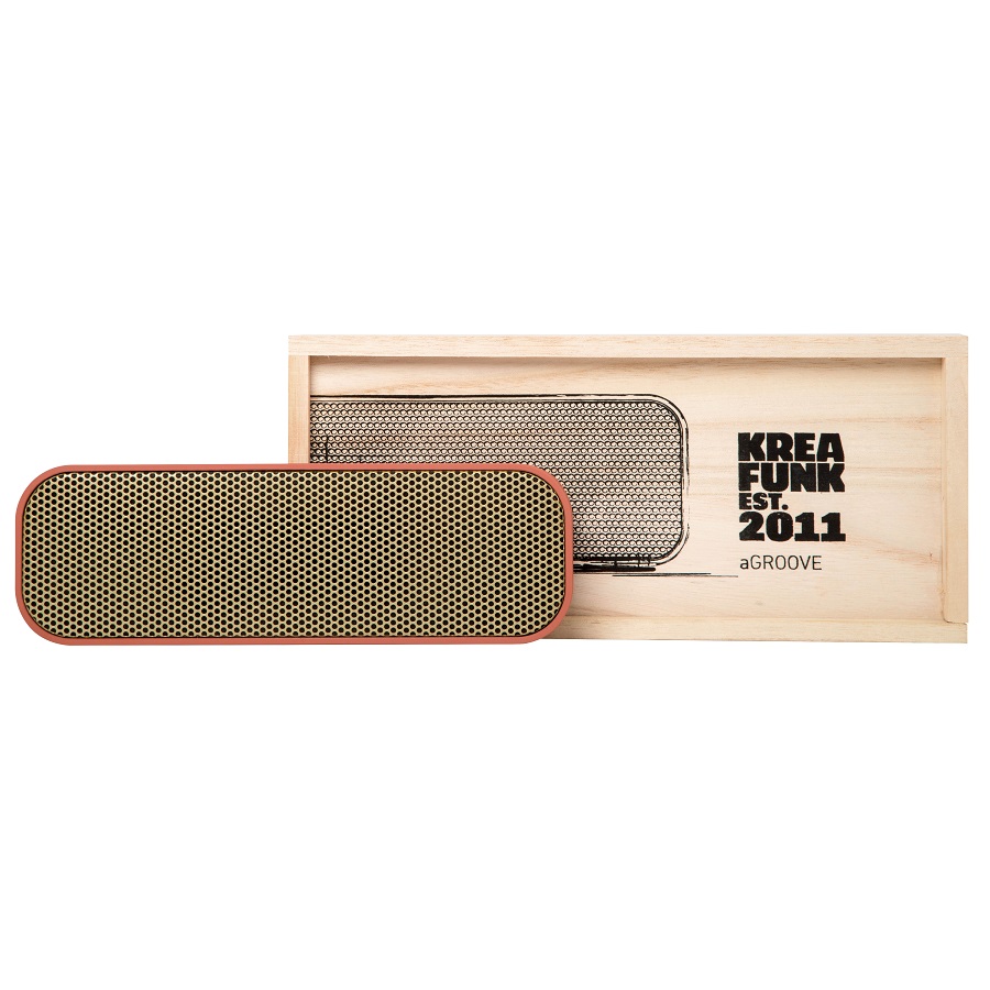 Колонка беспроводная aGROOVE, коралловая KREAFUNK KFDZ62 - Вид №5