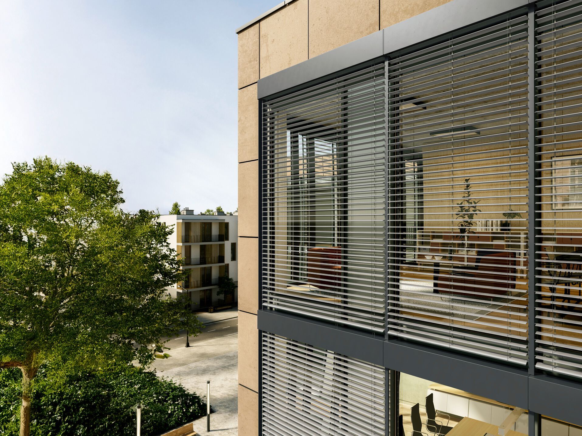 Алюминиевая упаковка Frangisole WAREMA TENDE FRANGISOLE PER FACCIATE CONTINUE ARCH-00096930 - Вид №1