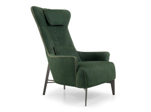 Кожаное кресло bergère