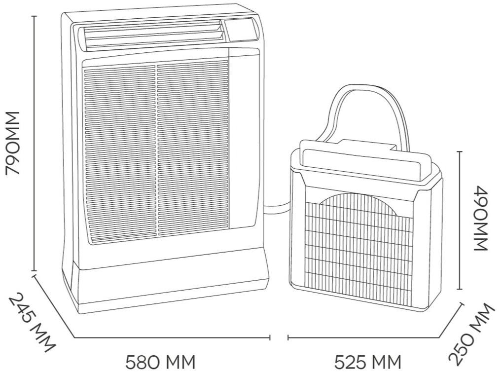 Argo Мобильный кондиционер с инвертором постоянного тока r32  397028967  - Вид №3