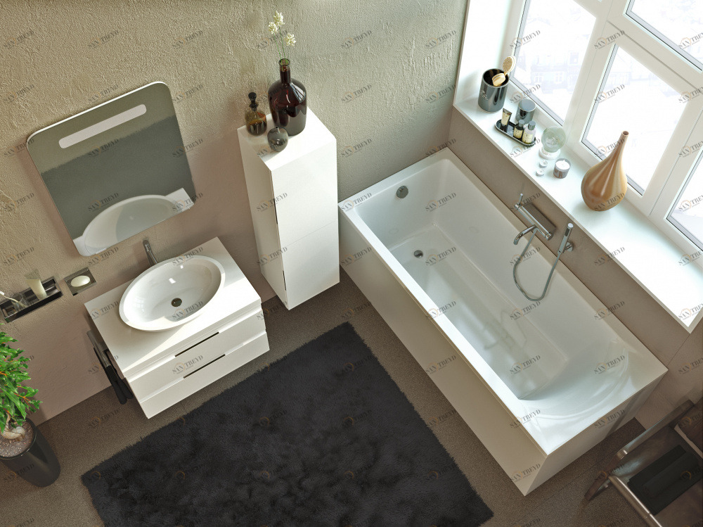 Акриловая ванна ALPEN Venera 180 AVP0037