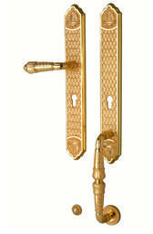 Bronces Mestre Ручка для входной двери из латуни с кристаллами swarovski® Clasica sun-id-1502909 - Вид №2