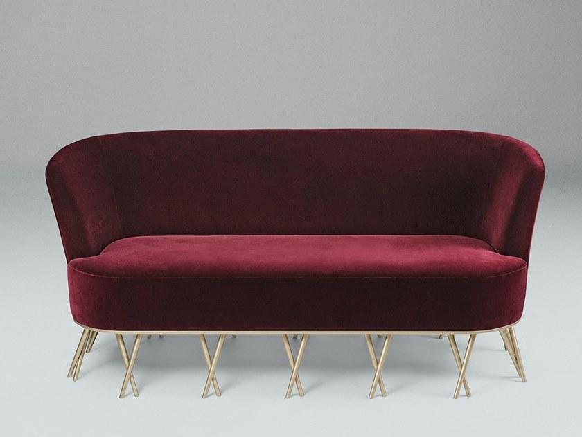 Paolo Castelli Бархатный диван Orus sun-id-1492183 - Вид №1