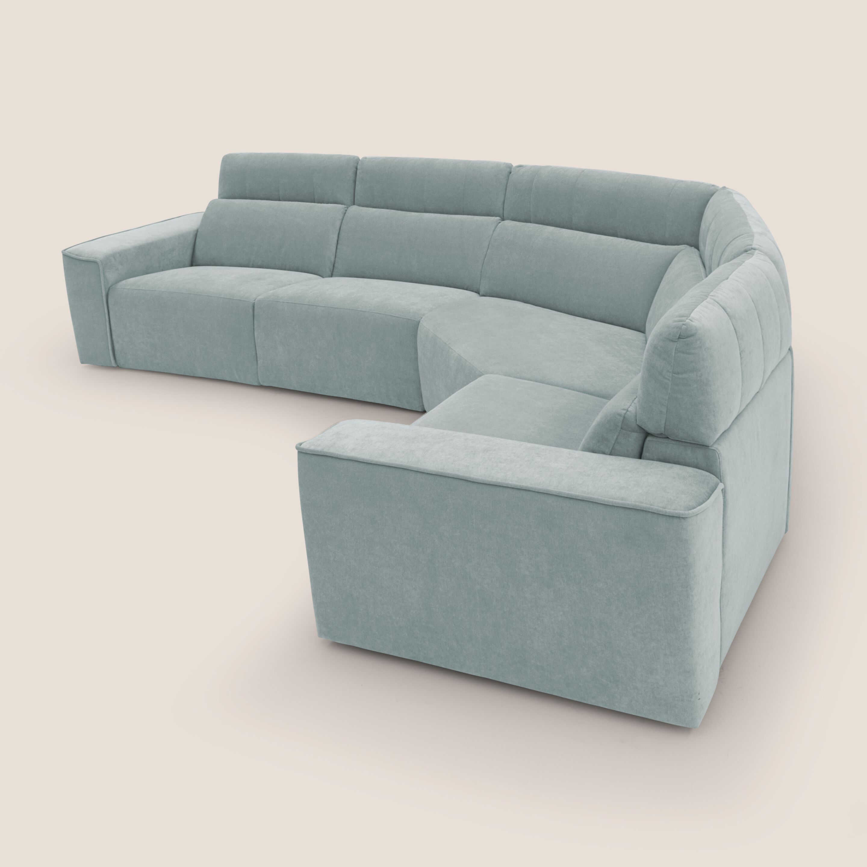 Угловой диван с откидной спинкой из ткани Divani.Store Clark ARCH-00090714 - Вид №45