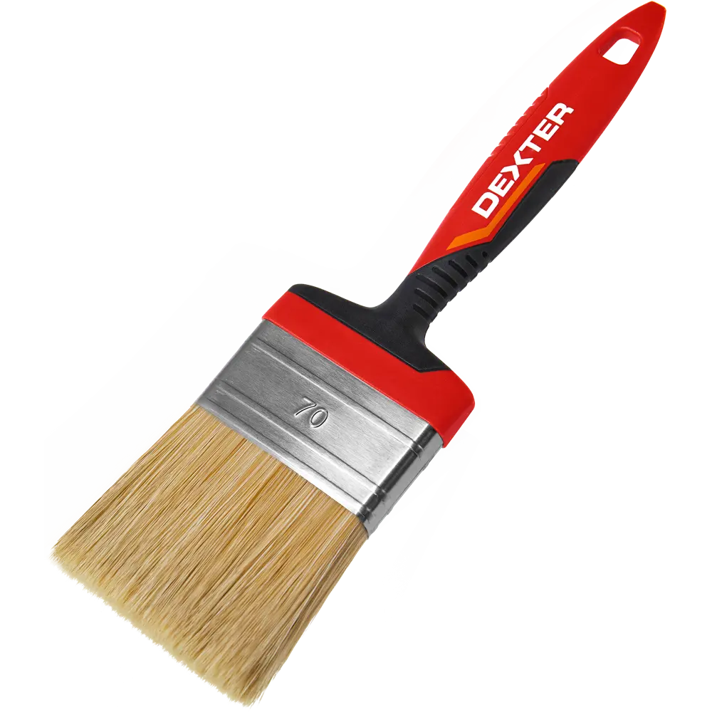 Кисть Dexter для алкидных красок 70 мм с эргономичной ручкой 82798218 STLM-0036042