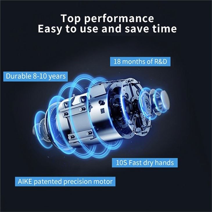 Высокоскоростная сушилка для рук AIKE AK2805_494  - Вид №2