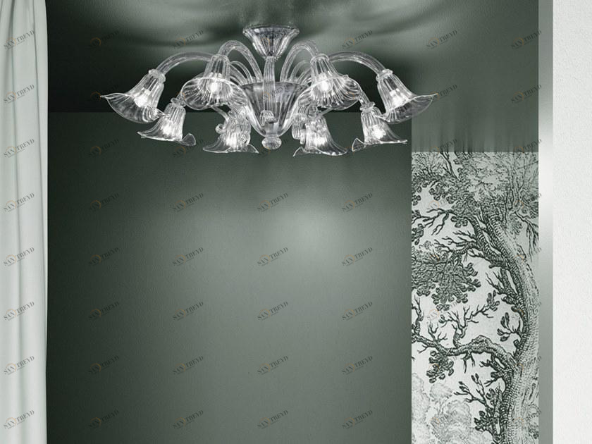 Sylcom Потолочный светильник из дутого стекла Grimani sun-id-1511022