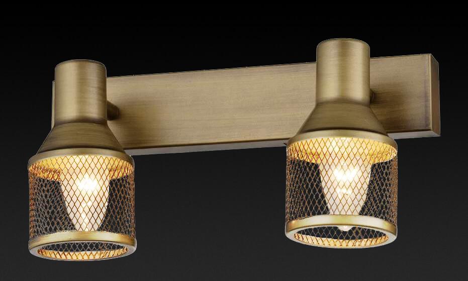 Спот настенный на 2 лампы бронзовый Silvia TL3750Y-02AB TOPLIGHT SILVIA 00-3926406 Бронза - Вид №2