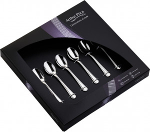 10643747 Arthur Price Набор ложек кофейных Arthur Price "Грейшн", 6шт, п/к Сталь нержавеющая