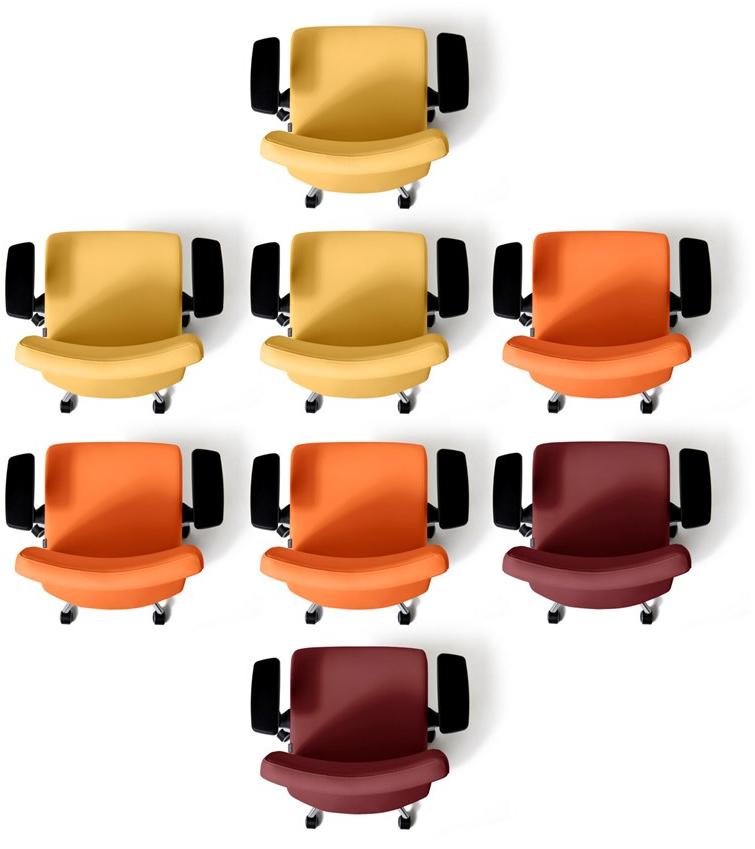 Diemme Офисное кресло руководителя из эко-кожи с 5 спицами и подголовником Duke sun-id-1346681 - Вид №4