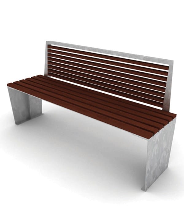 Деревянная и стальная скамья LAB23 Мэрилин ARCH-00104415 - Вид №17