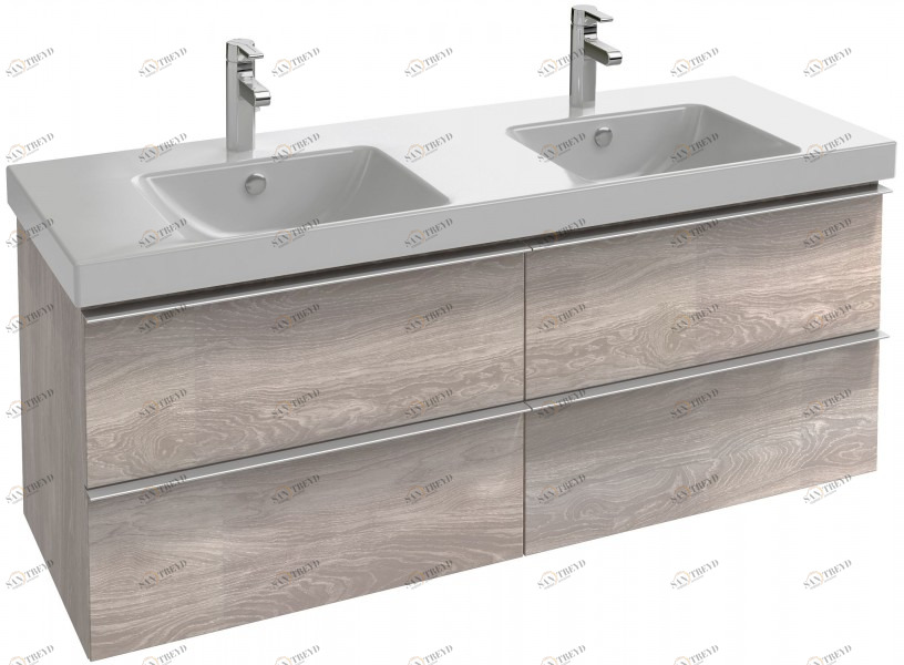 EB997-E10 Мебель для раковины-столешницы 140 см, 4 ящика Jacobdelafon ODEON UP Santreyd