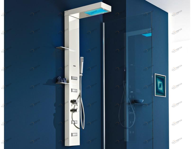 Gruppo Geromin Многофункциональная душевая стойка с хромотерапией Light sun-id-1346795