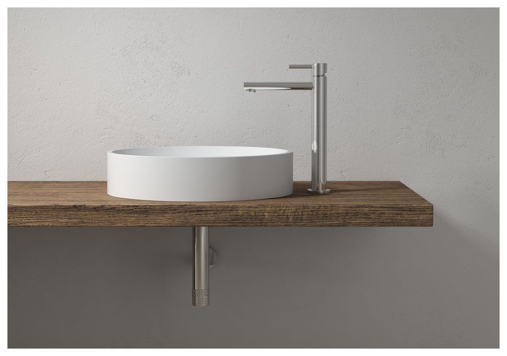 V40 Накладная раковина на столешницу  круглая Aquanet  - Вид №2