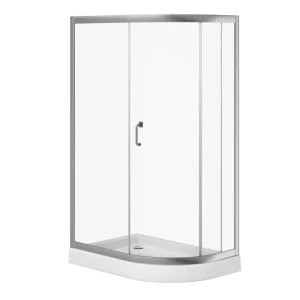 Душевая ширма AM.PM Orange Solo Slide левый угол 120х80 см хромированный профиль прозрачное стекло раздвижной