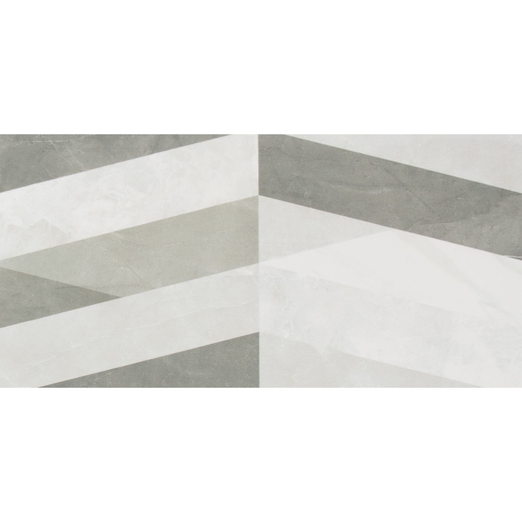 82794859 Плитка настенная мозаика 20х40 см 1.2 м² цвет серый SAVOY Santreyd